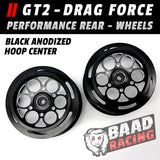 GT2 - Glue Type Drag Force - Rear Wheels - HOOP CENTERS