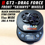 GT2 "SKINNYS" - Glue Type Front Wheels - STAR CENTERS
