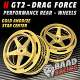 GT2 - Glue Type Drag Force - Rear Wheels - STAR CENTER