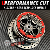 Red - Bead Lock Drag Wheel Rings