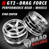 GT2 - Glue Type Drag Force - Rear Wheels - STAR CENTER
