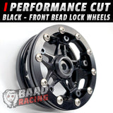 Performance Cut - BLACK ANODIZED - Front Bead Lock Drag Wheels