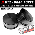 GT2 - Glue Type 3x3 Flush Mount - Rear Wheels - SOLID CENTERS