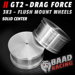 GT2 - Glue Type 3x3 Flush Mount - Rear Wheels - SOLID CENTERS