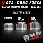 GT2 - Glue Type Flush Mount - Rear Wheels - STAR CENTERS