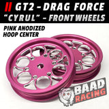 GT2 "CYRUL" - Glue Type - Front HOOP Wheels - PINK
