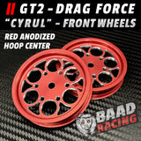 GT2 "CYRUL" - Glue Type - Front HOOP Wheels - PURPLE