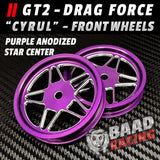 GT2 "CYRUL" - Glue Type - Front STAR Wheels - Black