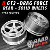 GT2 - Glue Type - Rear Wheels - Solid Shell - Star Center