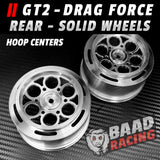 GT2 - Glue Type - Rear Wheels - Solid Shell - Hoop Center