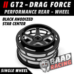 GT2 - Single - Glue Type Drag Force - Rear Wheel - BLACK - STAR CENTER
