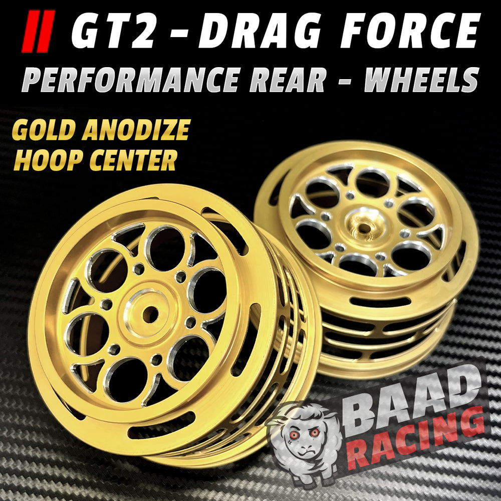 Rc Comp Rear Drag Rims BAAD RACING | RC Performance Parts - Glue Type - Drag Rear Wheels