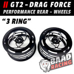 GT2 - Glue Type Drag Force - Rear Wheels - 3-Ring