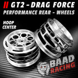 GT2 - Glue Type Drag Force - Rear Wheels - HOOP CENTERS