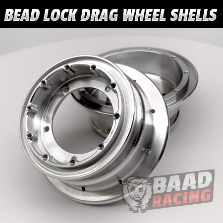 BAAD RACING | RC Car & Truck Parts - Bead Lock Drag Wheel Shells