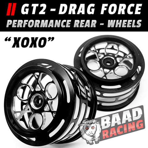 GT2 - Glue Type Drag Force - Rear Wheels - XOXO