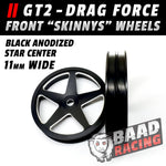GT2 "SKINNYS" - Glue Type Front Wheels - STAR CENTERS